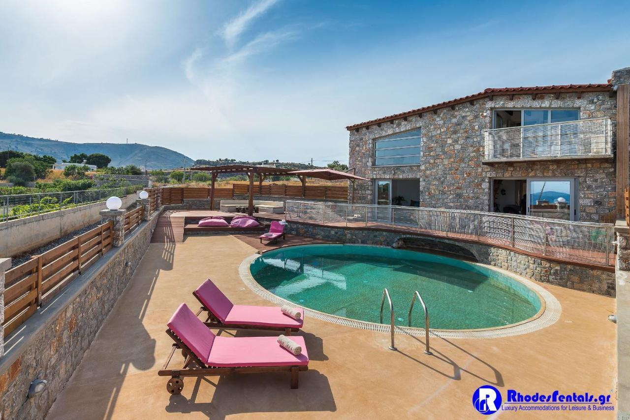 Lindos Seastone Villas Lardos Exteriér fotografie